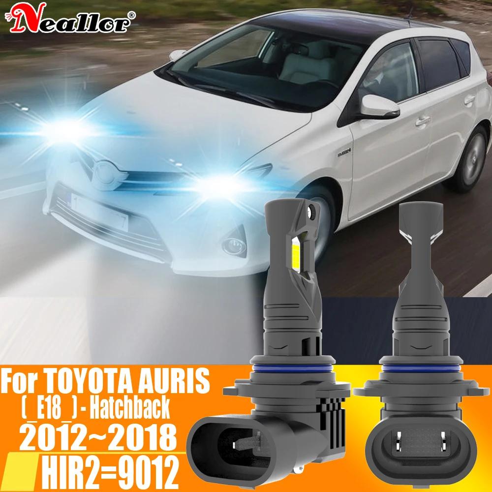 LED Ʈ Canbus   9012 ڵ ,  6000K  ̿ , Toyota Auris 2012  2018 , 12v 55w, 2x HIR2